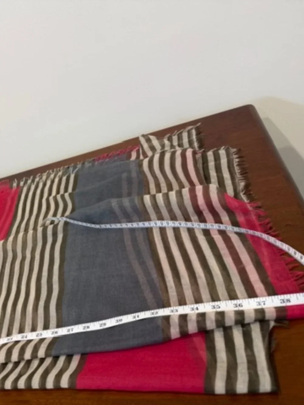 Old Navy Multicolor Striped Print Wrap Scarf.